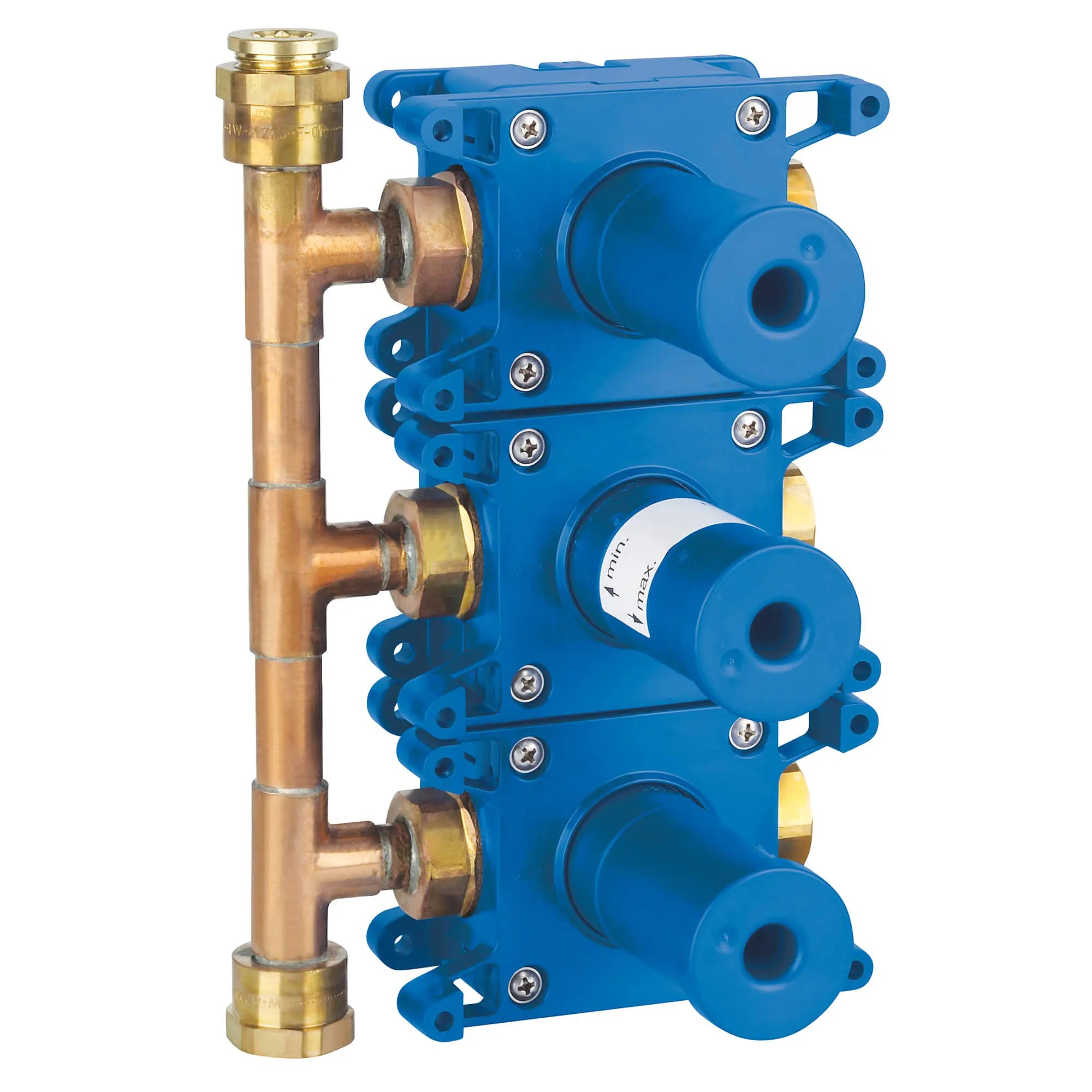 GrohTherm F Ensemble de commande de débit triple // SANS FINI // 15424_35032000-rapido-c-rough-in-for-triple-volume-control-27-625_0_CDNwebp.webp