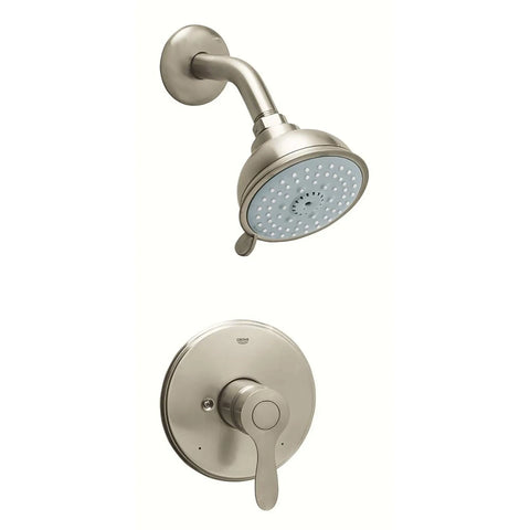 Robinet à pression équilibrée pour baignoire/douche combinée - Nickel brossé InfinityFinish