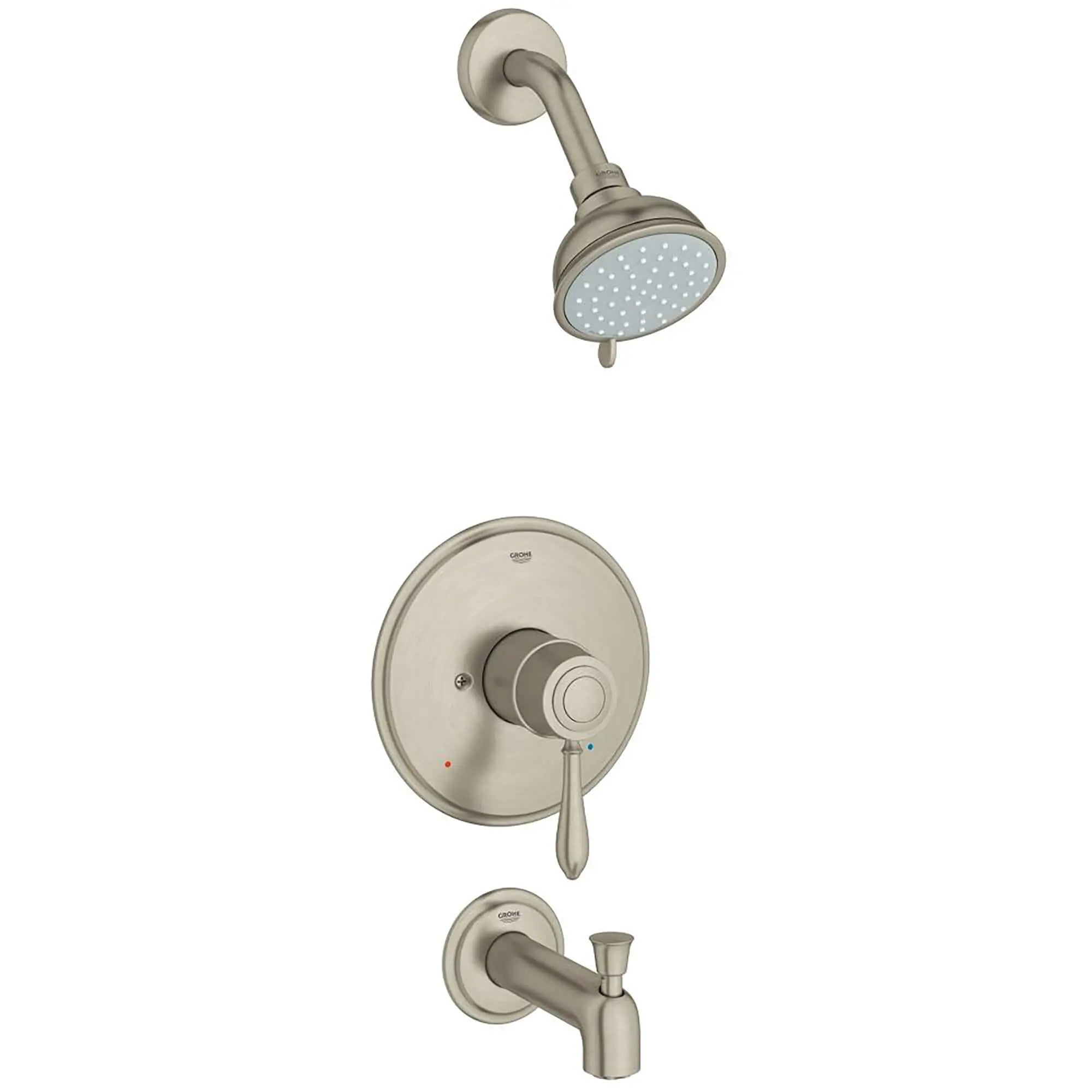 Fairborn Ensemble douche/bain // NICKEL BROSSÉ INFINITYFINISH // 15445_35047EN0-Fairborn-Shower_Tub_Combination_0_CDNwebp.webp