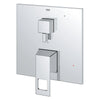 [29422000] EUROCUBE PRESSURE BALANCE VALVE TRIM WITH 2-WAY DIVERTER WITH CARTRIDGE - GROHE StarLight Chrome
