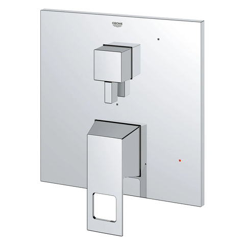 Garniture pour obturateur régulateur de pression Eurocube avec inverseur à 2 voies et cartouche - Chrome StarLight GROHE