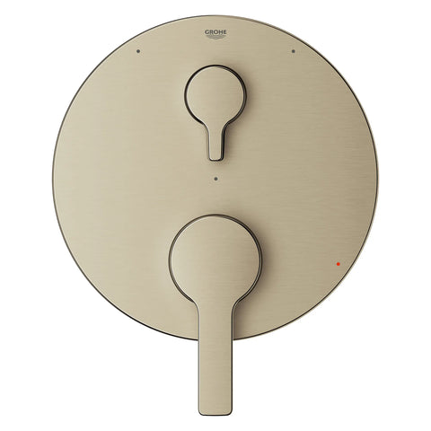 Garniture Lineare pour obturateur régulateur de pression avec inverseur à 3 voies et cartouche - Nickel brossé InfinityFinish