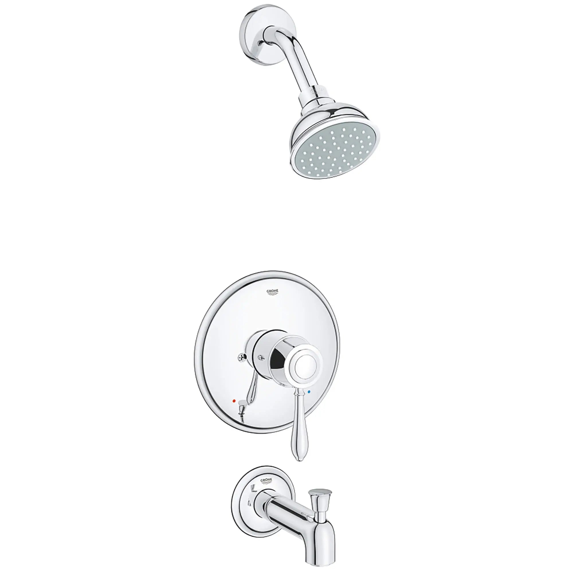 Fairborn Ensemble douche/bain // CHROME STARLIGHT GROHE // 15448_35047000-Fairborn-Shower_Tub_Combination_0_CDNwebp.webp