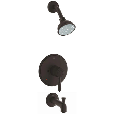 Fairborn Ensemble douche/bain - Antique Bronze