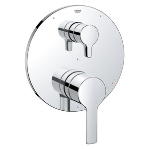 [29424000] LINEARE PRESSURE BALANCE VALVE TRIM WITH 3-WAY DIVERTER WITH CARTRIDGE - GROHE StarLight Chrome