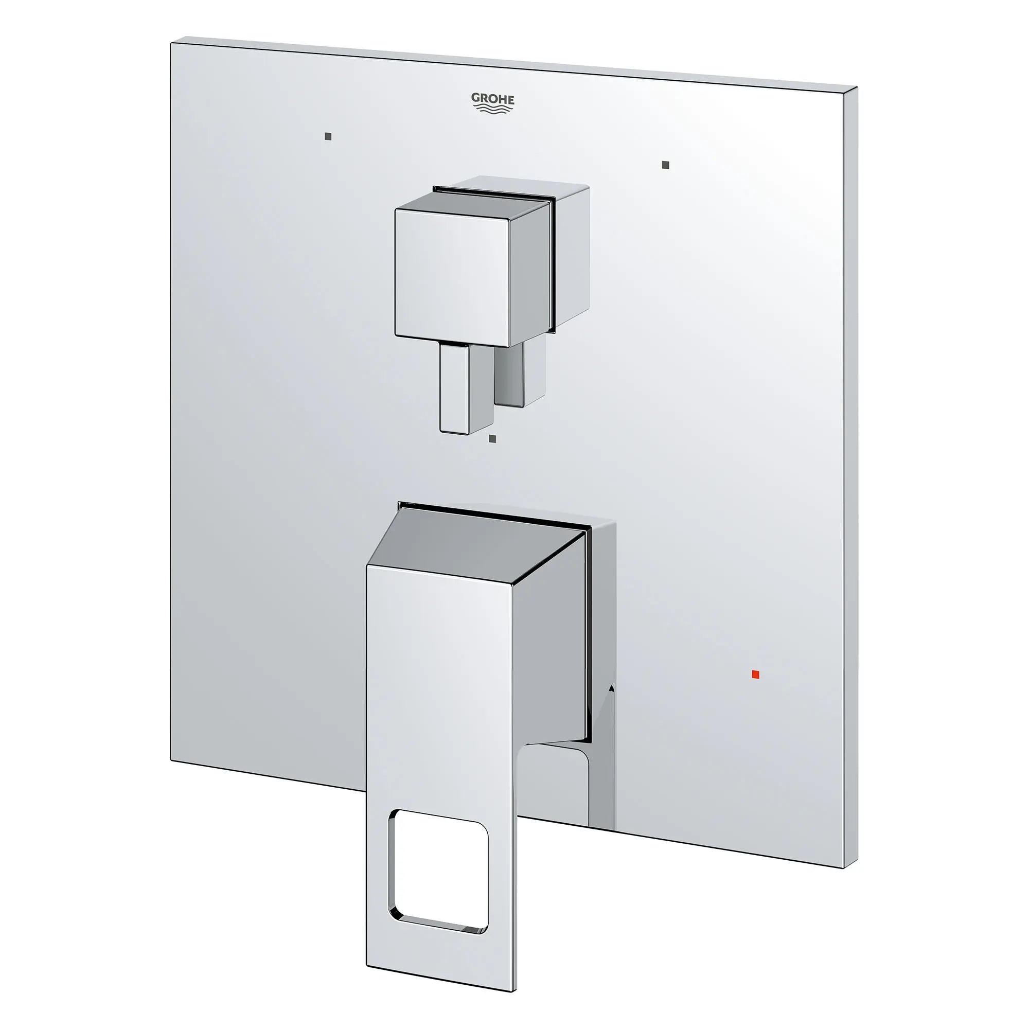 Garniture Eurocube pour obturateur régulateur de pression avec inverseur à 3 voies et cartouche // CHROME STARLIGHT GROHE // 154507_29426000_2_0_CDNwebp.webp