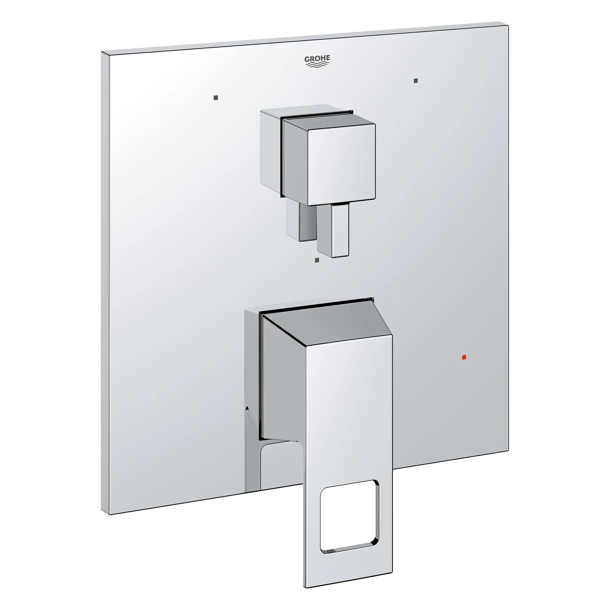 Garniture Eurocube pour obturateur régulateur de pression avec inverseur à 3 voies et cartouche // CHROME STARLIGHT GROHE // 154509_29426000_0_CDNwebp.webp