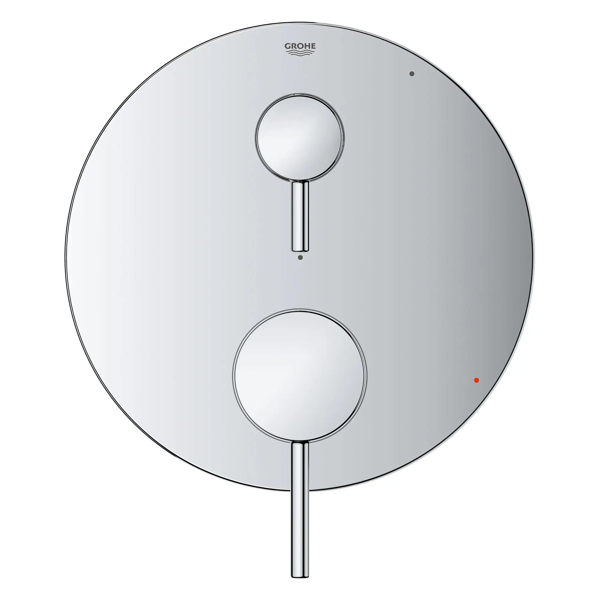 Garniture Timeless pour obturateur régulateur de pression avec inverseur à 2 voies et cartouche // CHROME STARLIGHT GROHE // 154538_29423000_1_0_CDNwebp.webp