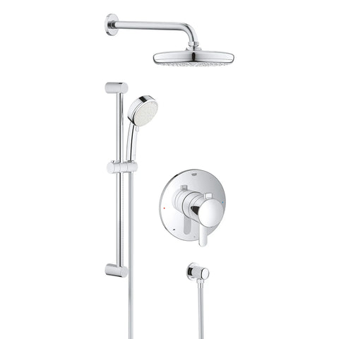 Ensemble de douche avec Tempesta 210 - Chrome StarLight GROHE