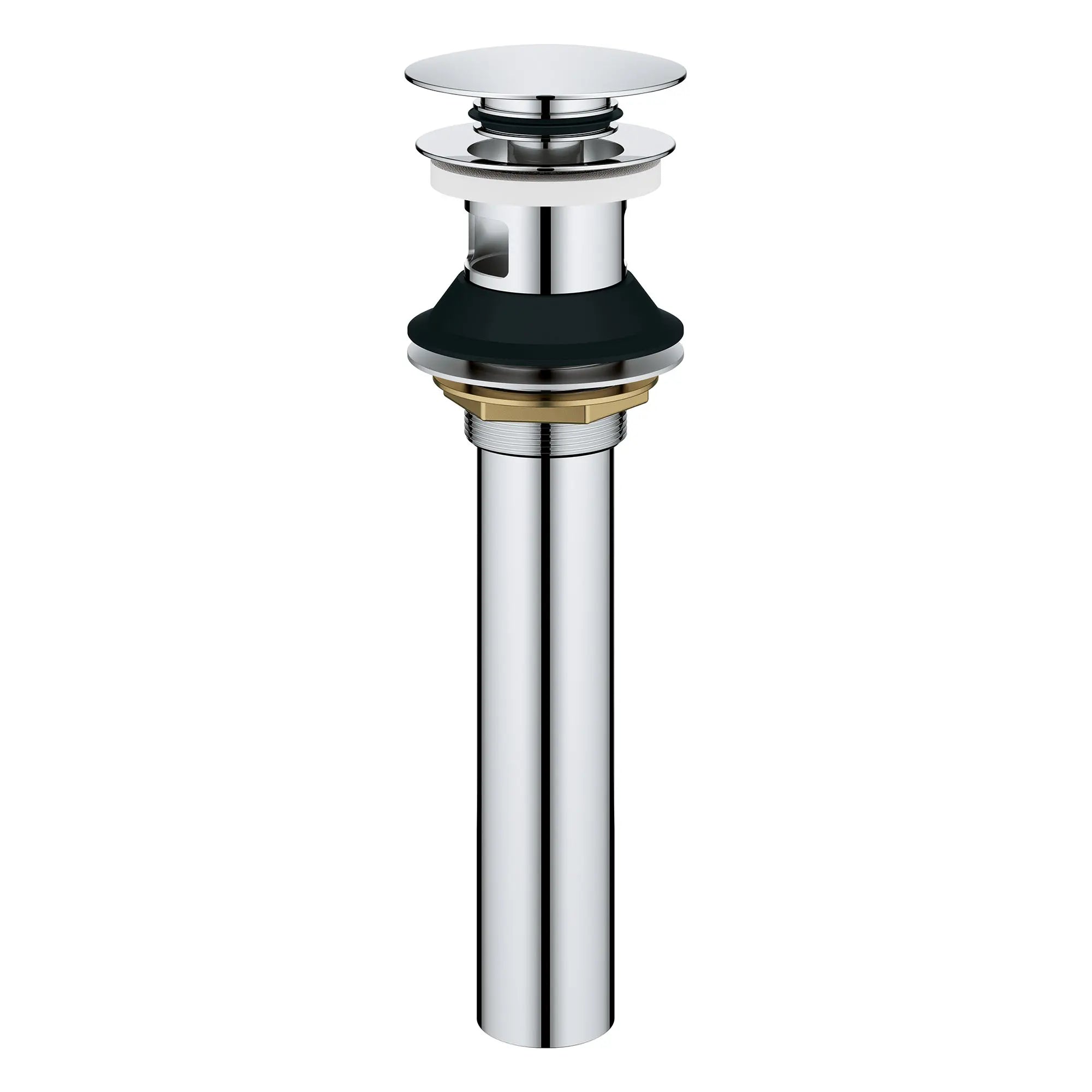 Drain de lavabo avec drain escamotable et trop-plein // CHROME STARLIGHT GROHE // 154658_48656000_0_CDNwebp.webp