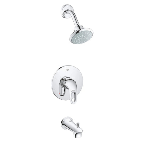 Eurostyle Ensemble douche/bain - Chrome StarLight GROHE