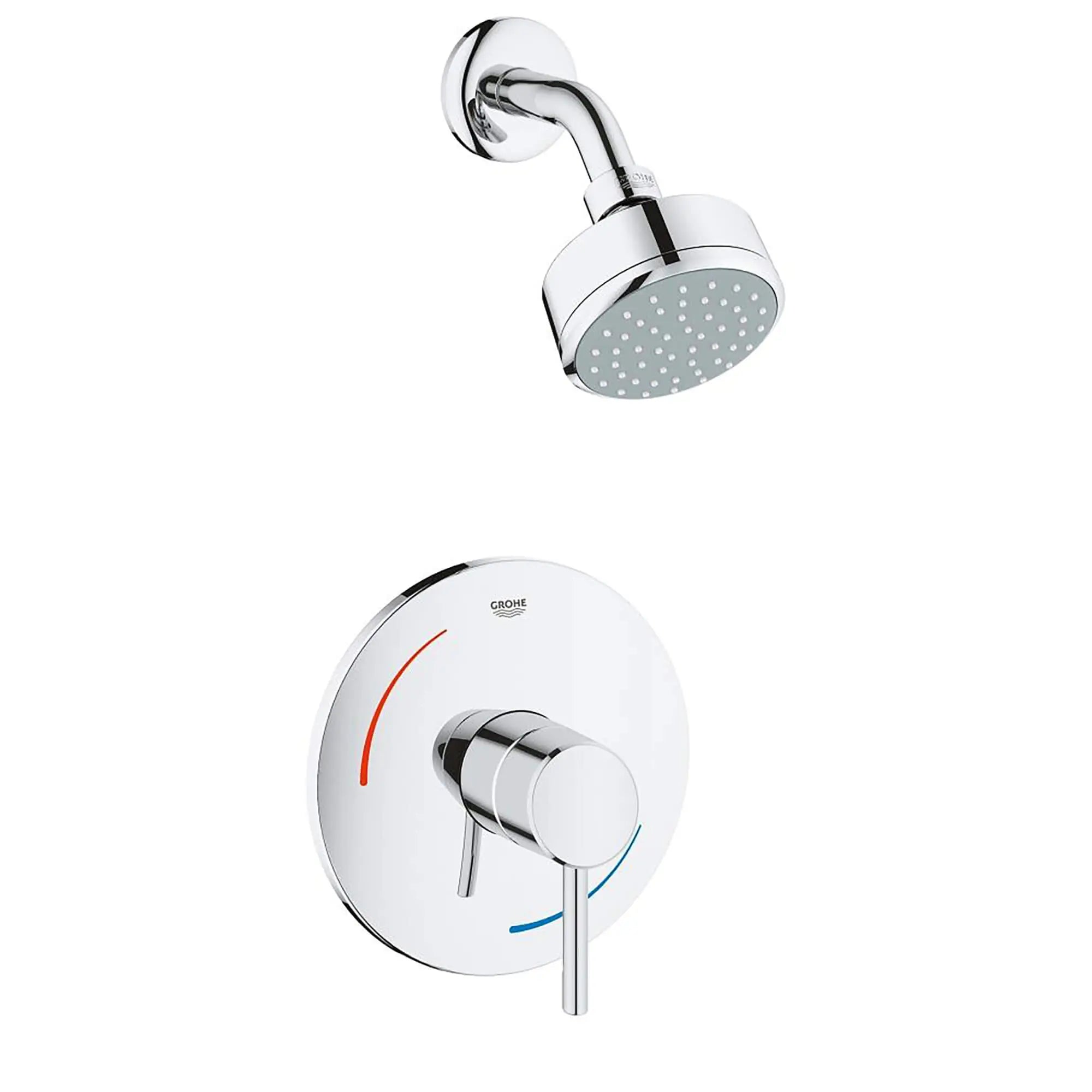 Ensemble de douche // CHROME STARLIGHT GROHE // 15493_35075001-Concetto-Shower_Combination_0_CDNwebp.webp