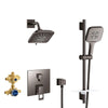 [29433A00] Eurocube 2-Handle Pressure Balance Shower Bundle - GROHE StarLight Chrome