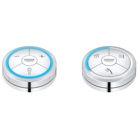 F-Digital Commande numérique et inverseur (pomme de douche/douchette/gicleur mural) - Chrome StarLight GROHE