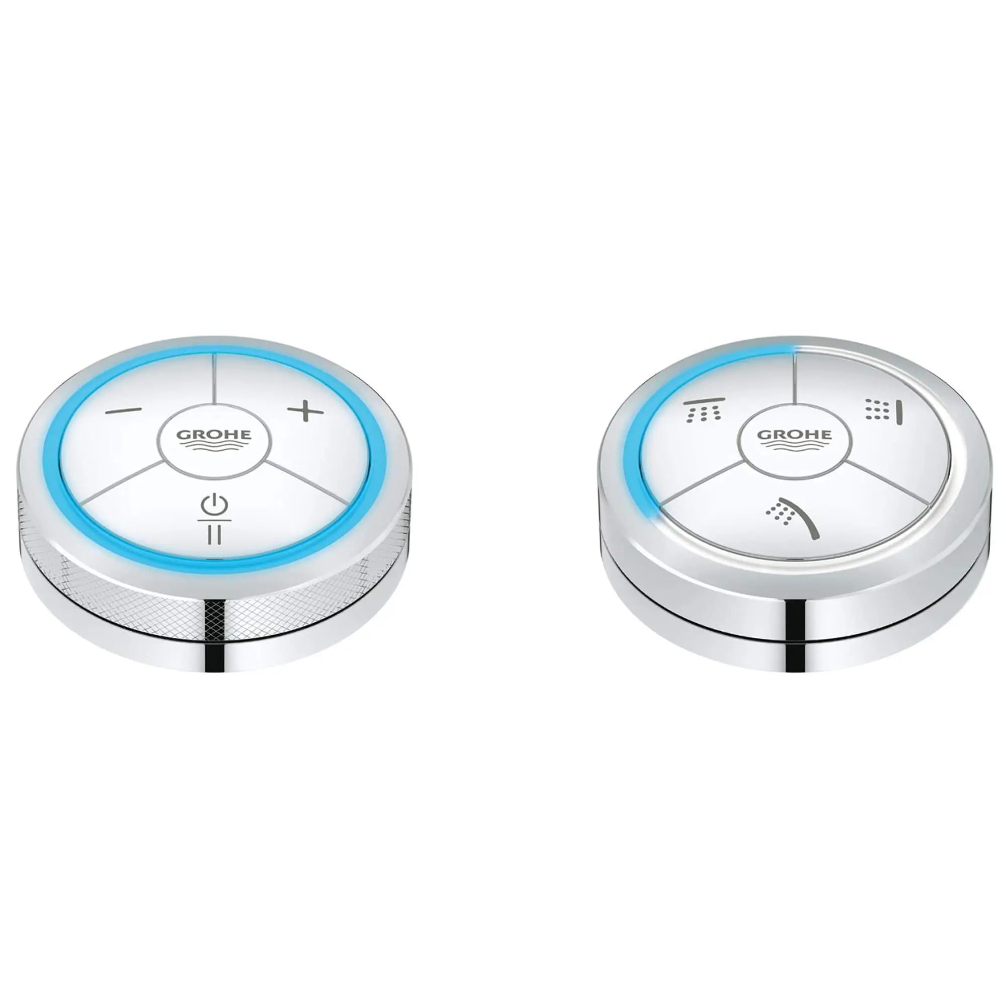 F-Digital Commande numérique et inverseur (pomme de douche/douchette/gicleur mural) // CHROME STARLIGHT GROHE // 15558_36297000-Digital_Controller_Diverter_0_CDNwebp.webp