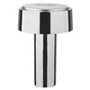[37117PI0] Push Button And Escutcheon - Matte Chrome/Chrome