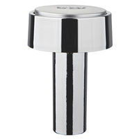 [37117PI0] Push Button And Escutcheon - Matte Chrome/Chrome
