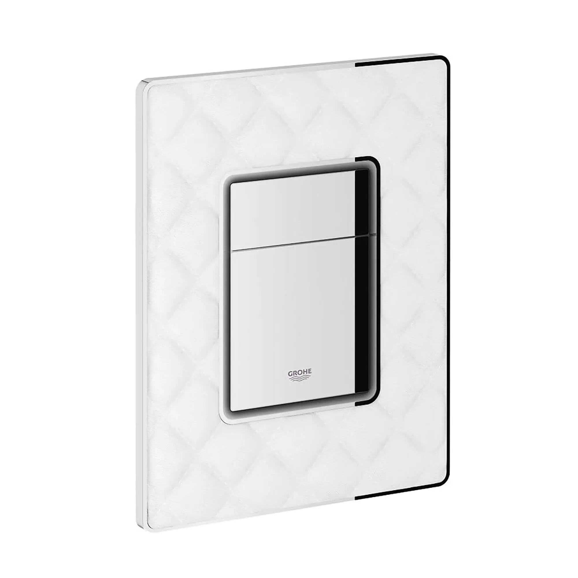 Commande WC encastré // WHITE LEATHER // 15714_38913XR0-Skate_Cosmopolitan-Wall_Plate_0_CDNwebp.webp