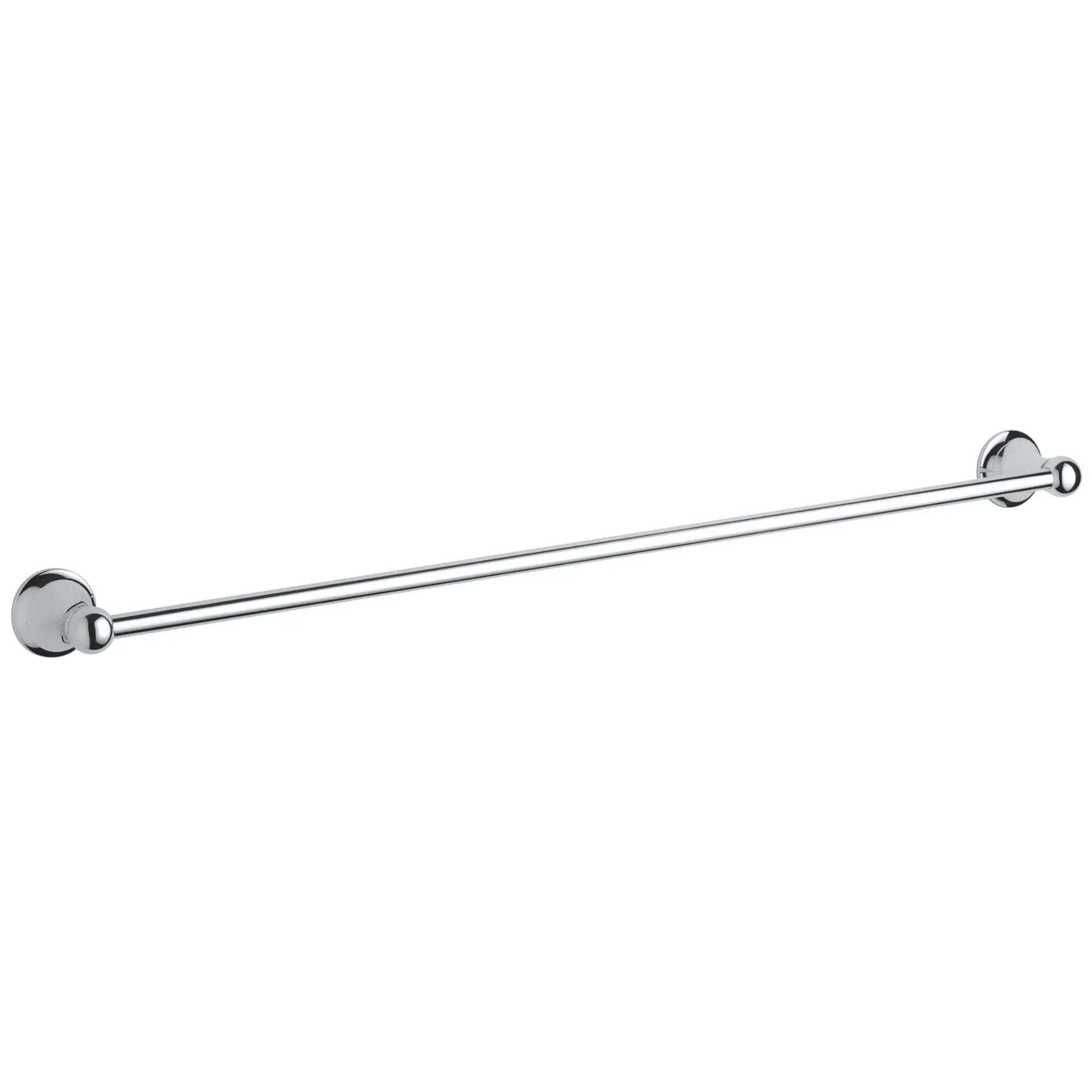 Porte-serviette de 24 po // CHROME STARLIGHT GROHE // 15744_40157000-seabury-towel-rail-starlight-chrome_0_CDNwebp.webp