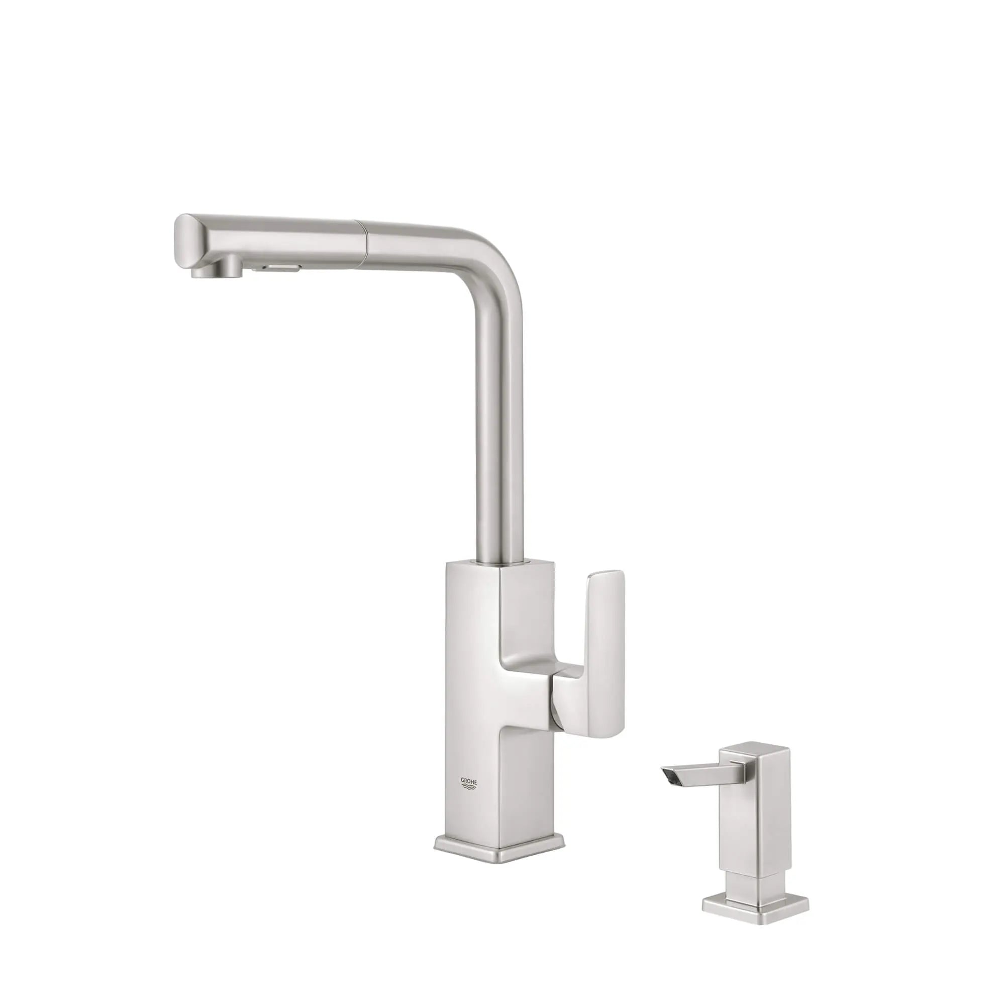 Robinet de cuisine rétractable vers le bas Tallinn // SUPERACIER INFINITYFINISH // 1575_30367dc0-single-handle-pull-out-kitchen-faucet-enviro-4_0_CDNwebp.webp