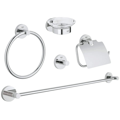 Ensemble d'accessoires 5 en 1 - Chrome StarLight GROHE