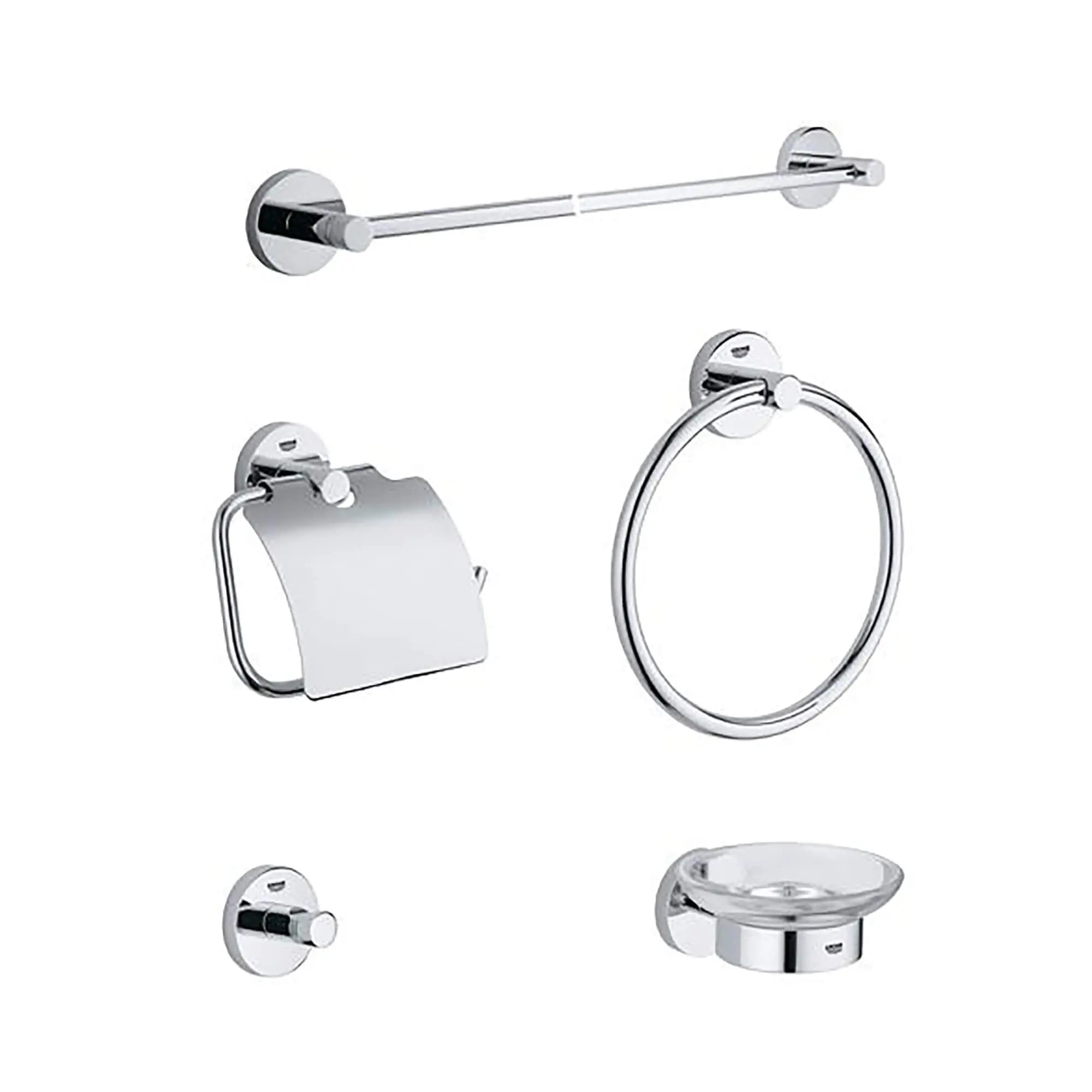 Ensemble d'accessoires // CHROME STARLIGHT GROHE // 15850_40344000-Essentials-Accessory_Set_0_CDNwebp.webp