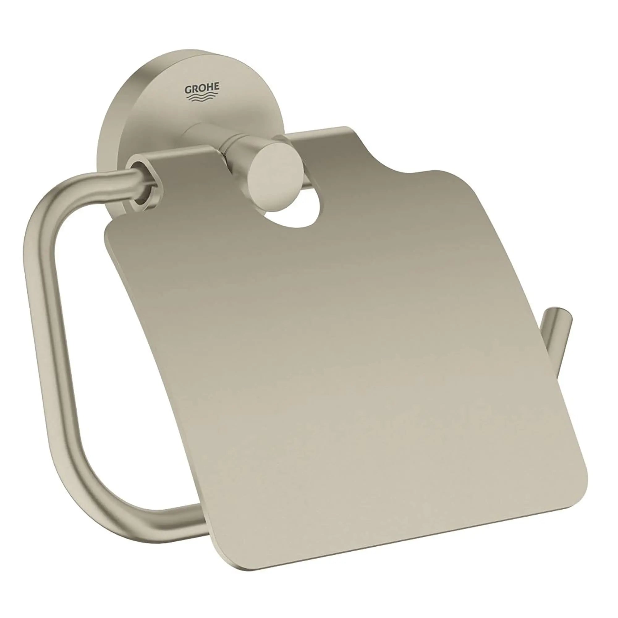 Dévidoire pour papier toilette // NICKEL BROSSÉ INFINITYFINISH // 15865_40367EN0-Essentials-Toilet_Paper_Holder_0_CDNwebp.webp