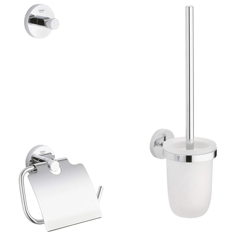 Essentials Ensemble d'accessoires 3 en 1 - Chrome StarLight GROHE