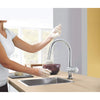 [31359002] Single-Handle Pull Down Kitchen Faucet Dual Spray 1.75 GPM (6.6 L/min) with Touch Technology - GROHE StarLight Chrome