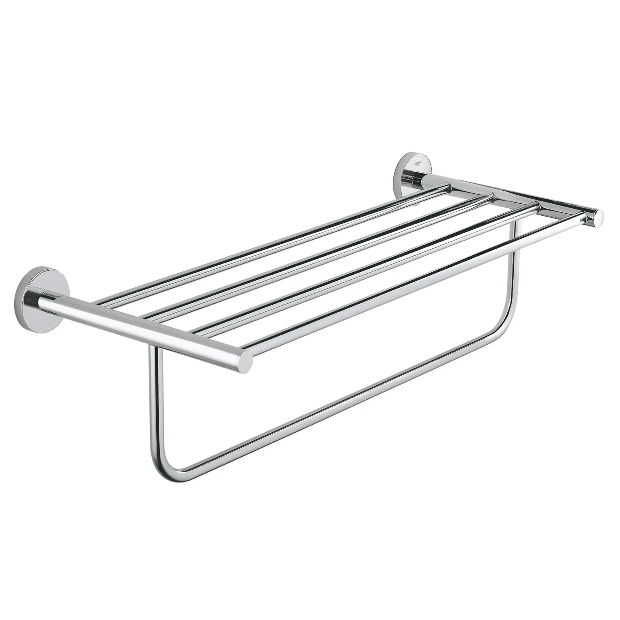 Baucosmopolitan Porte-serviette de 20 po // CHROME STARLIGHT GROHE // 15967_40462001-baucosmopolitan-multi-towel-rack-starlight-chrome_0_CDNwebp.webp
