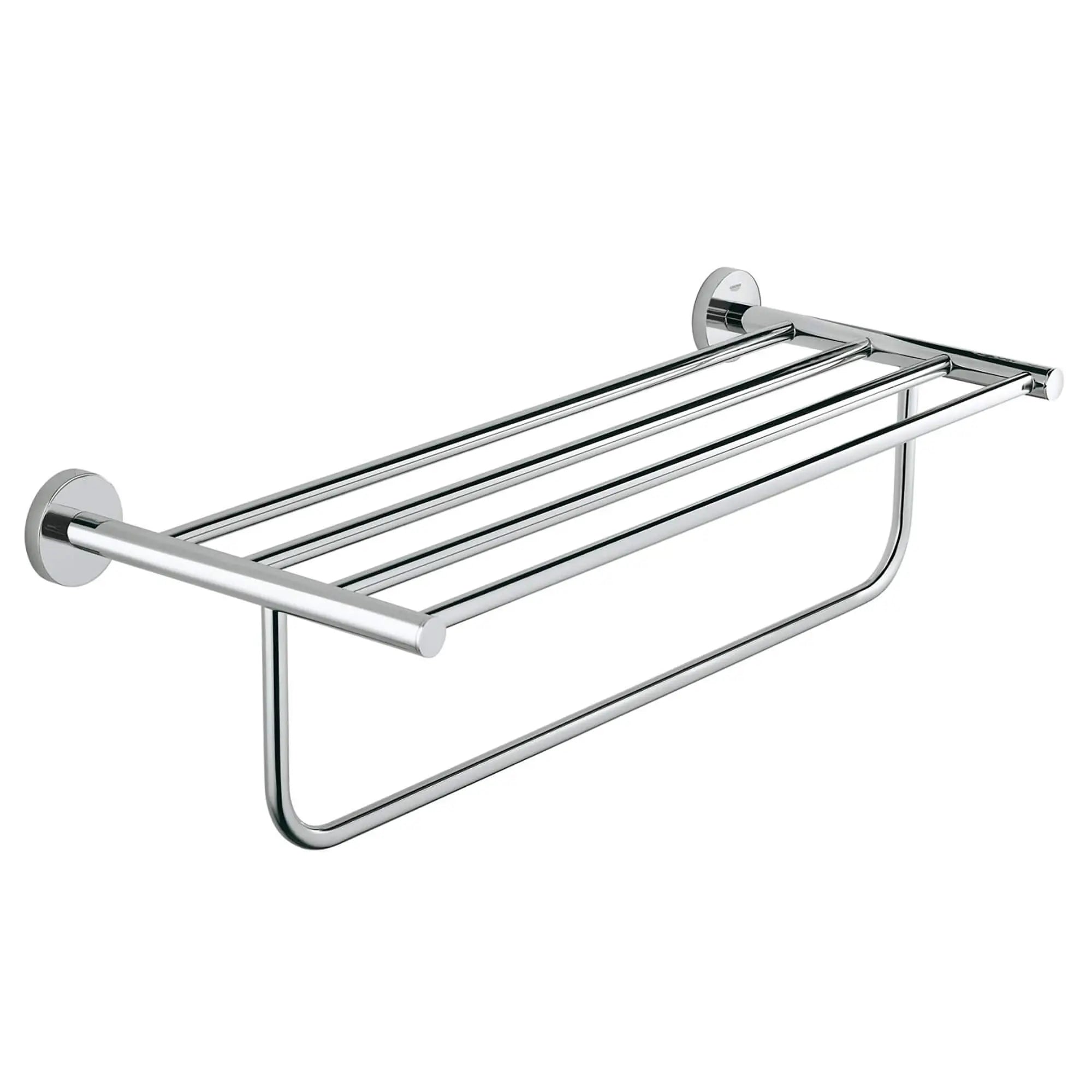 Towel rack // CHROME STARLIGHT GROHE // 15969_40462000-BauCosmopolitan-Towel_rack_0_CDNwebp.webp