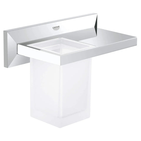 Allure Brilliant Gobelet avec porte-gobelet et tablette - Chrome StarLight GROHE