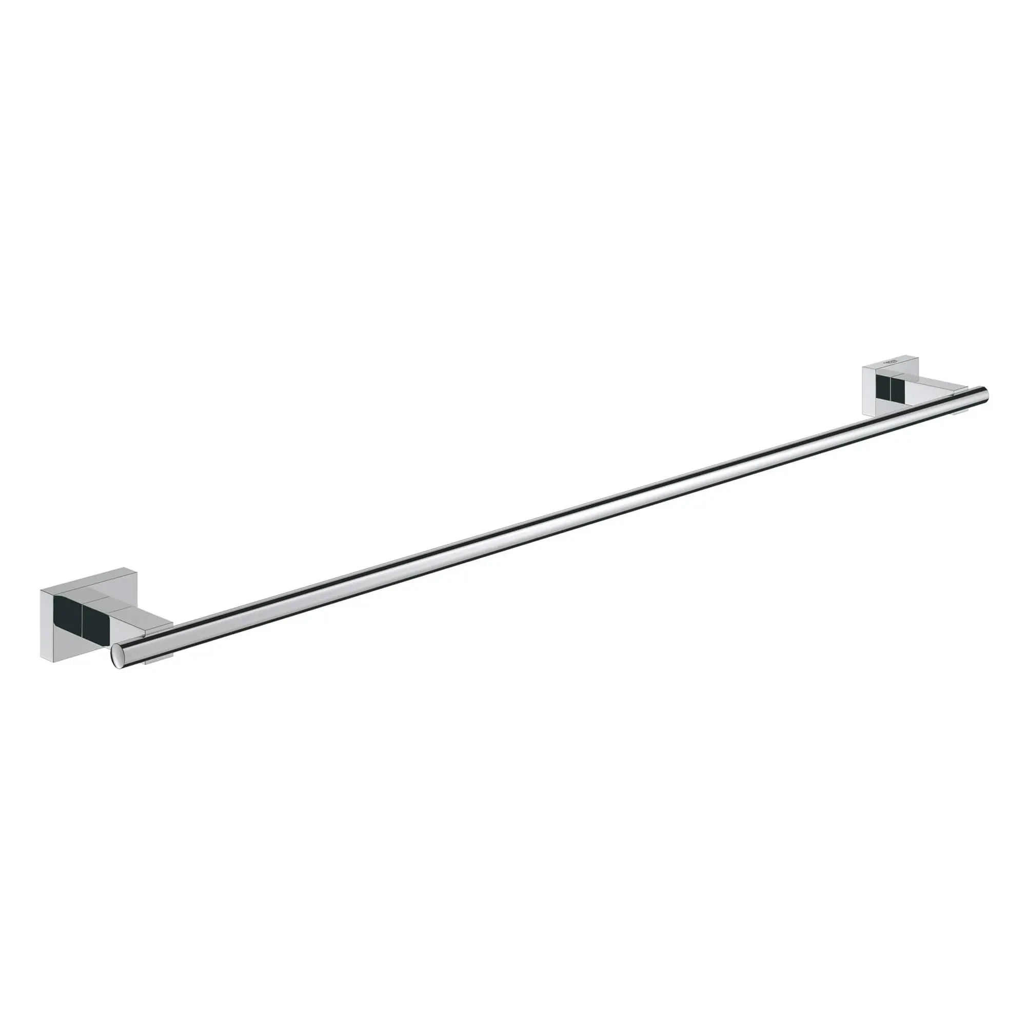 Porte-serviettes de 24 po // CHROME STARLIGHT GROHE // 15987_40509001-essentials-cube-towel-rail-starlight-chrome_0_CDNwebp.webp