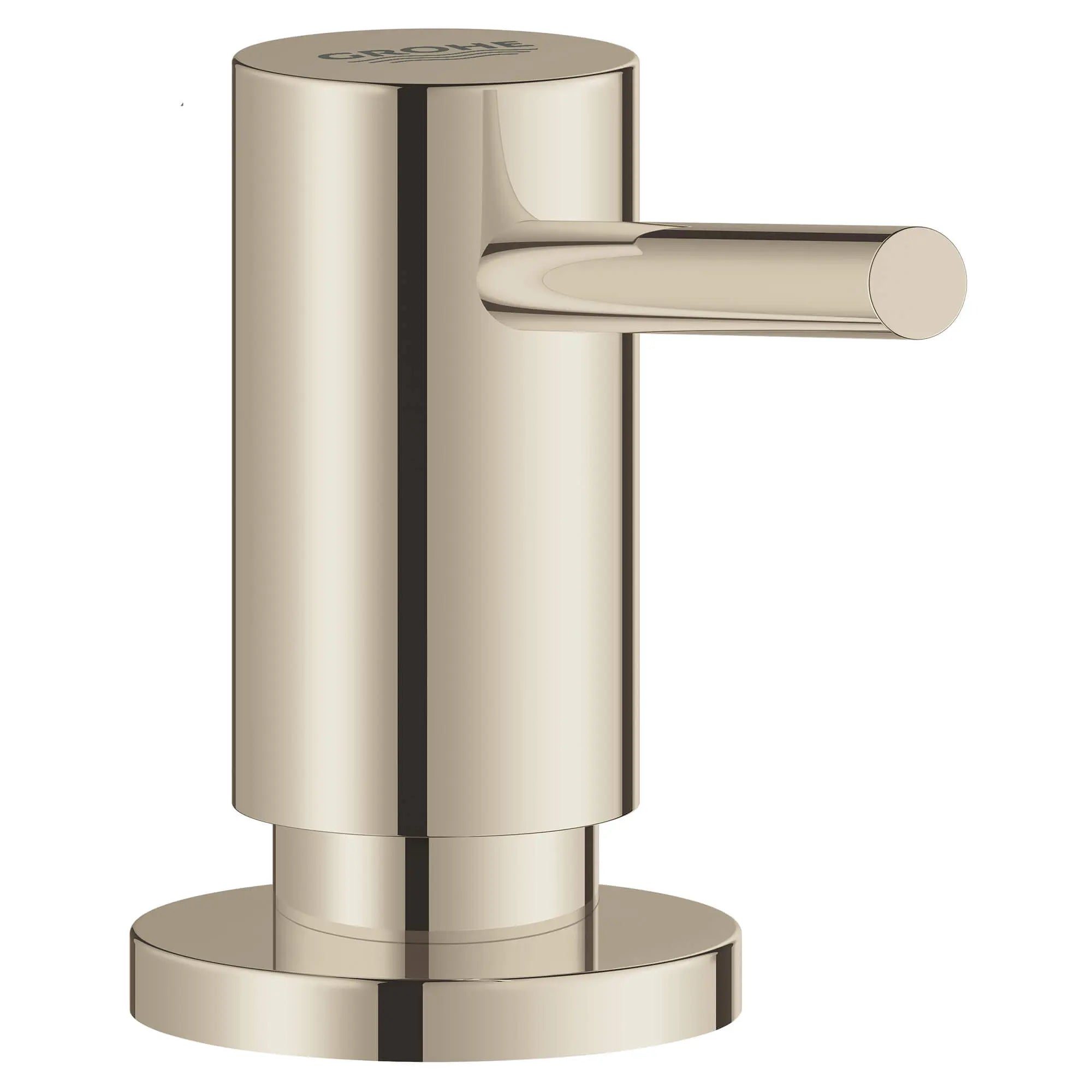 Distributeur de savon liquide Cosmopolitan // NICKEL POLI  INFINITYFINISH // 16003_40535be0-cosmopolitan-soap-dispenser-polished-nickel_0_CDNwebp.webp