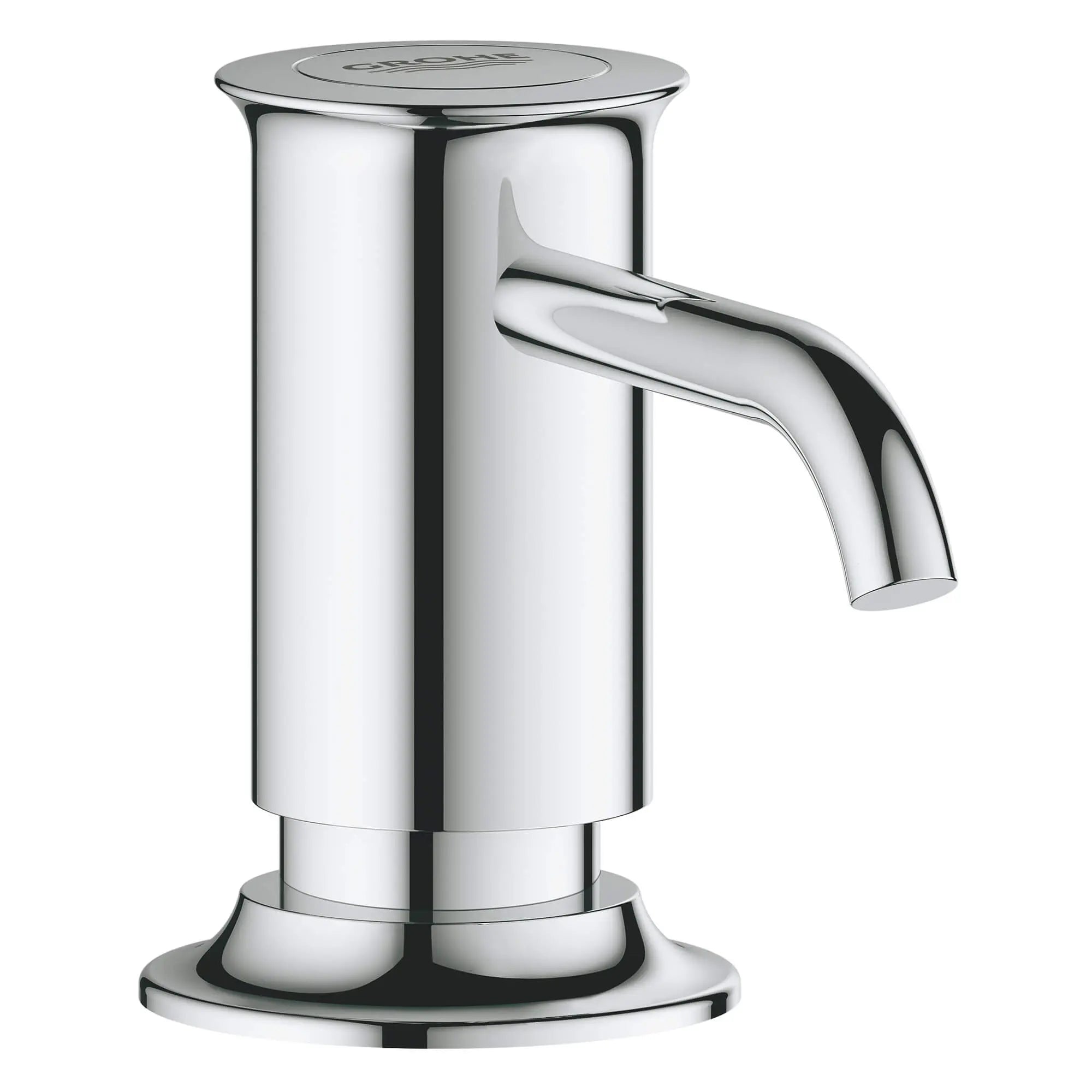 Distributeur de savon liquide Authentic // CHROME STARLIGHT GROHE // 16013_40537000-authentic-soap-dispenser-starlight-chrome_0_CDNwebp.webp