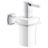 [40627000] Ceramic Soap Dispenser with Holder - GROHE StarLight Chrome