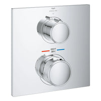 [29178001] Allure Dual Function 2-Handle Thermostatic Valve Trim - GROHE StarLight Chrome