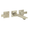 [20586EN1] Allure 2-Handle Wall Mount Faucet, 1.2 GPM (4.5 L/min) - Brushed Nickel InfinityFinish