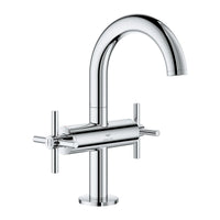 [21148000] Single Hole Two-Handle M-Size Bathroom Faucet, 1.2 GPM (4.5 L/min) - GROHE StarLight Chrome