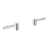 [14216000] Atrio Lever Handles for Bathroom Sink Faucet (Pair) - Brushed Nickel InfinityFinish
