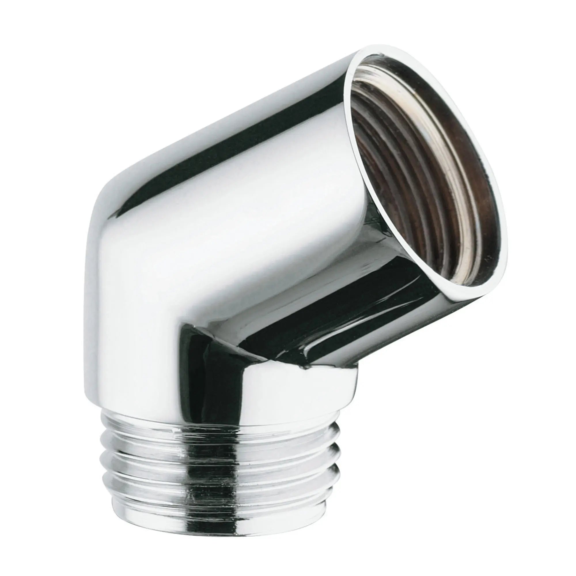 Coude adaptateur de douchette pour garniture sur rebord de baignoire // CHROME STARLIGHT GROHE // 161432_Parts_SiloRight_26893000_001_Feb2023_0_CDNwebp.webp