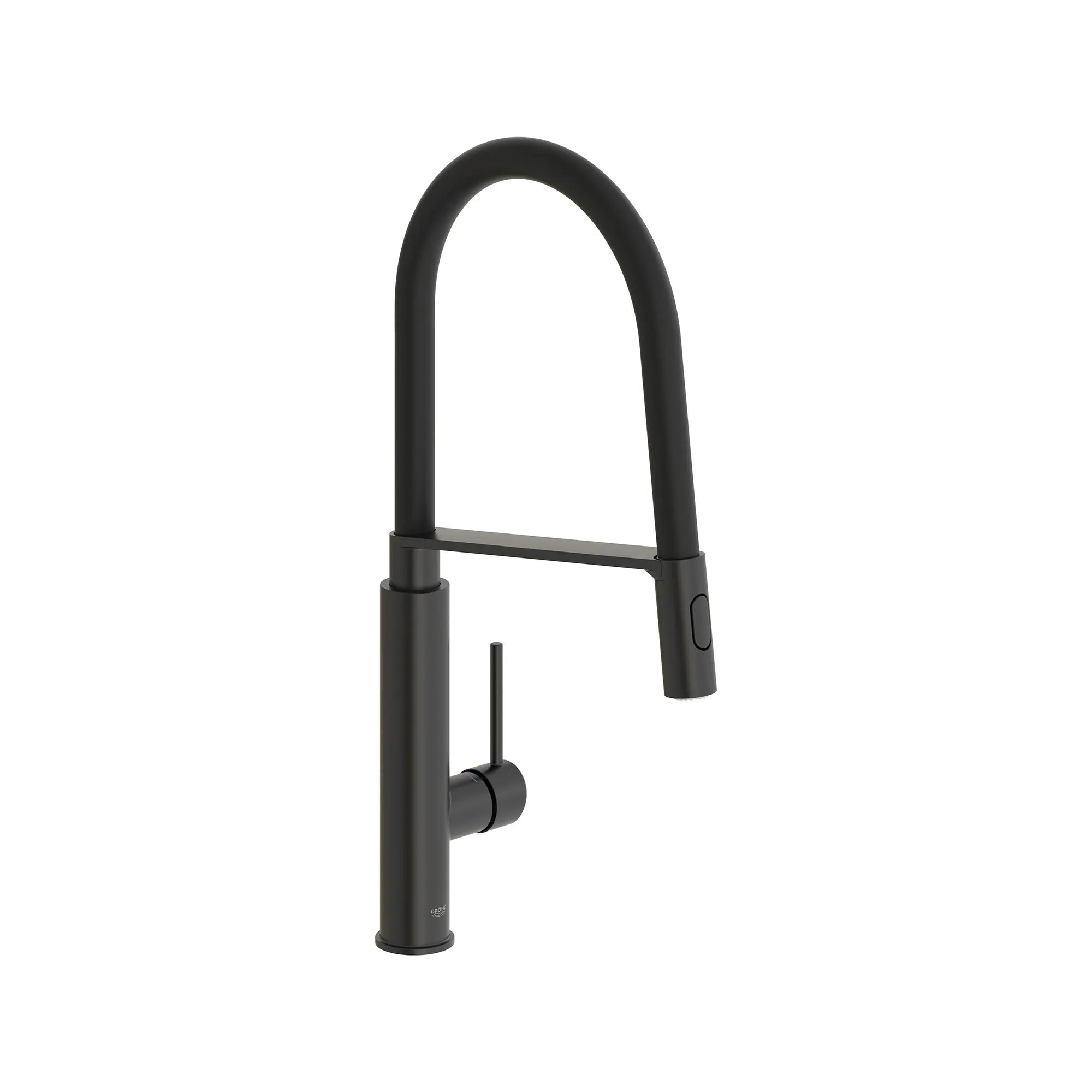 Robinet de cuisine semi-pro à double jet 6,6 l/min (1,75 gpm) // NOIR MAT // 161533_Concetto_SiloRight_314922430_0001_Feb2023_0_CDNwebp.webp