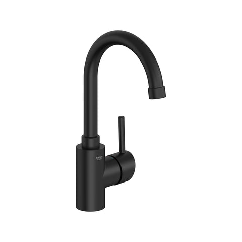 Robinet de bar rétractiable à poignée simple et double jet 6,6 L/min (1,75 gpm) - Noir mat