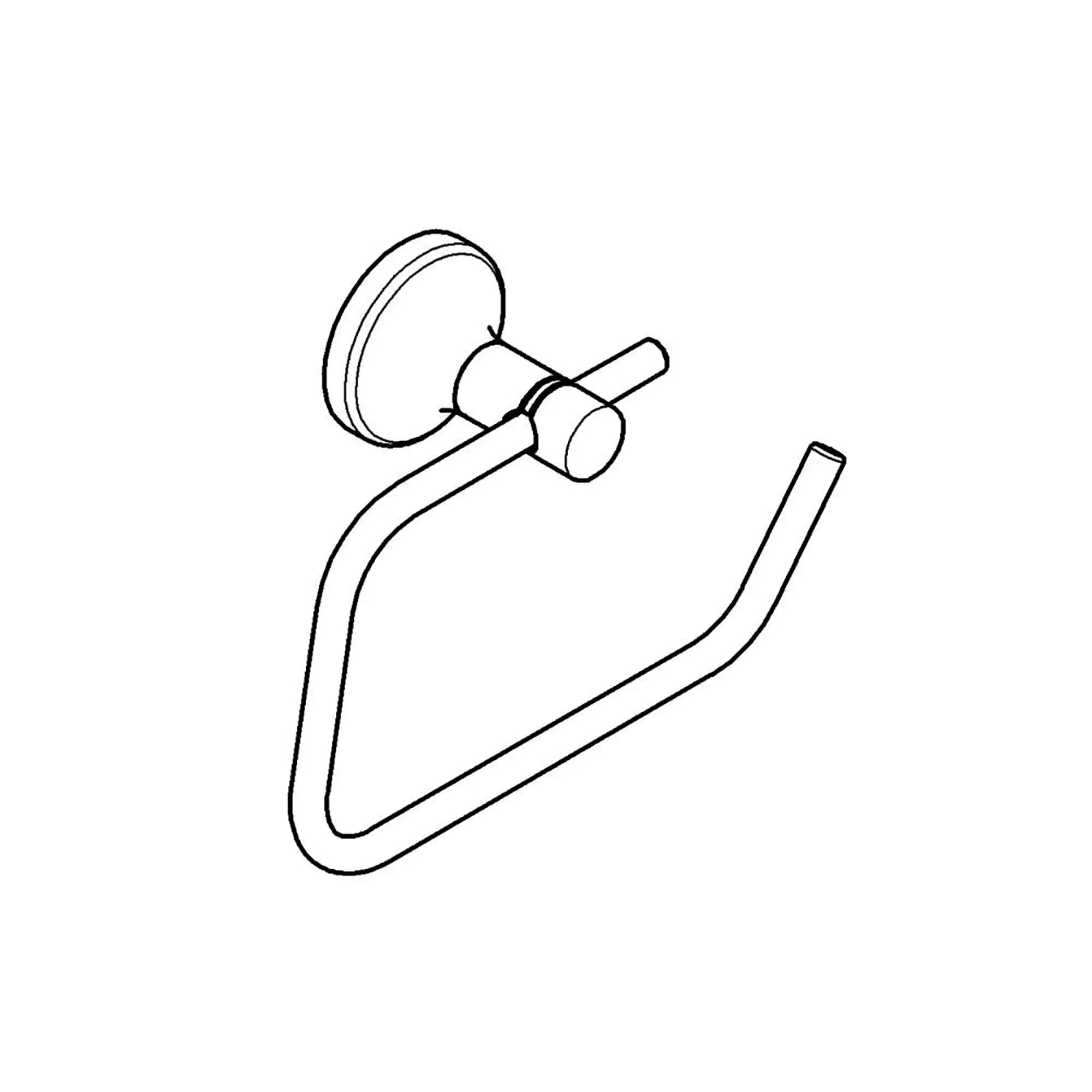 Dévidoire pour papier toilette // NICKEL BROSSÉ INFINITYFINISH // 16154_40683EN1-Agira-Toilet_Paper_Holder_0_CDNwebp.webp