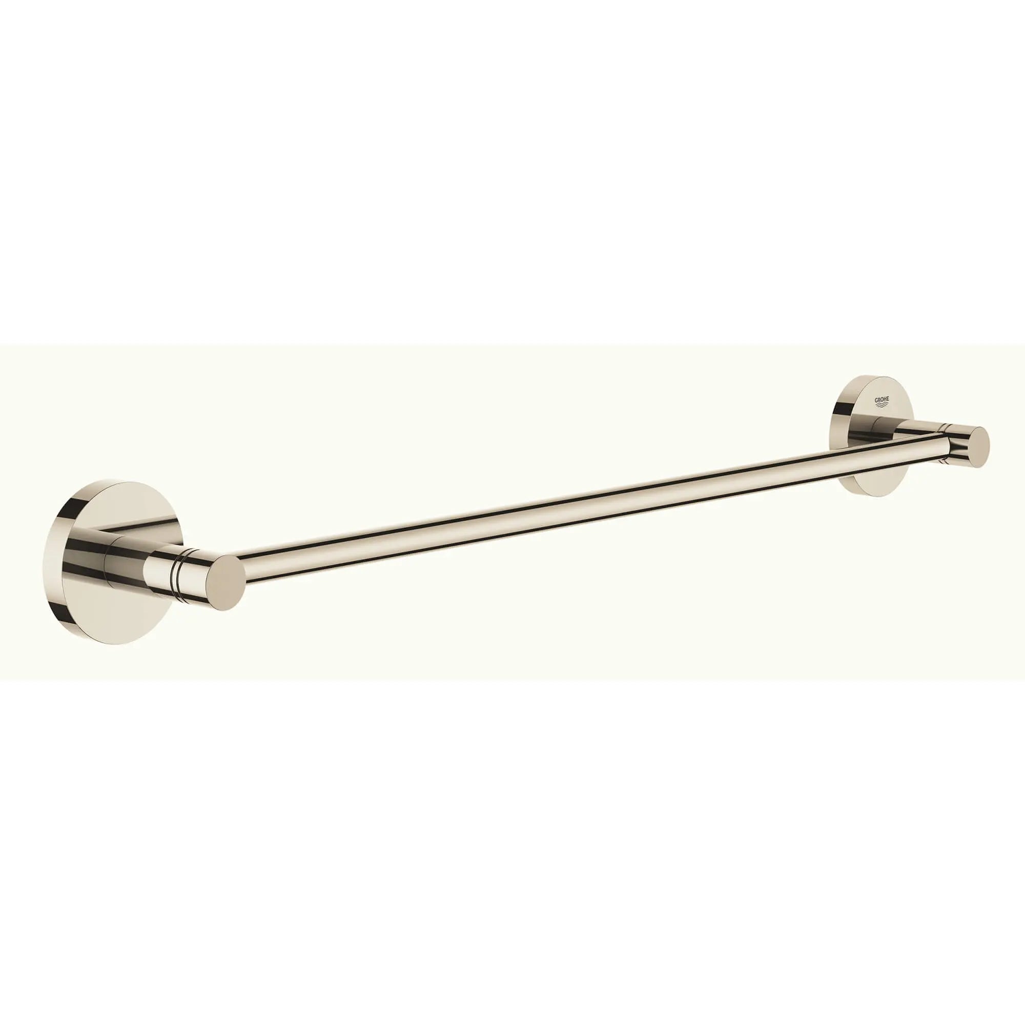 Essentials Porte-serviette // NICKEL POLI  INFINITYFINISH // 16161_40688be1-essentials-towel-rail-polished-nickel_0_CDNwebp.webp