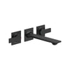 [205862431] Allure 2-Handle Wall Mount Faucet, 1.2 GPM (4.5 L/min) - Matte Black