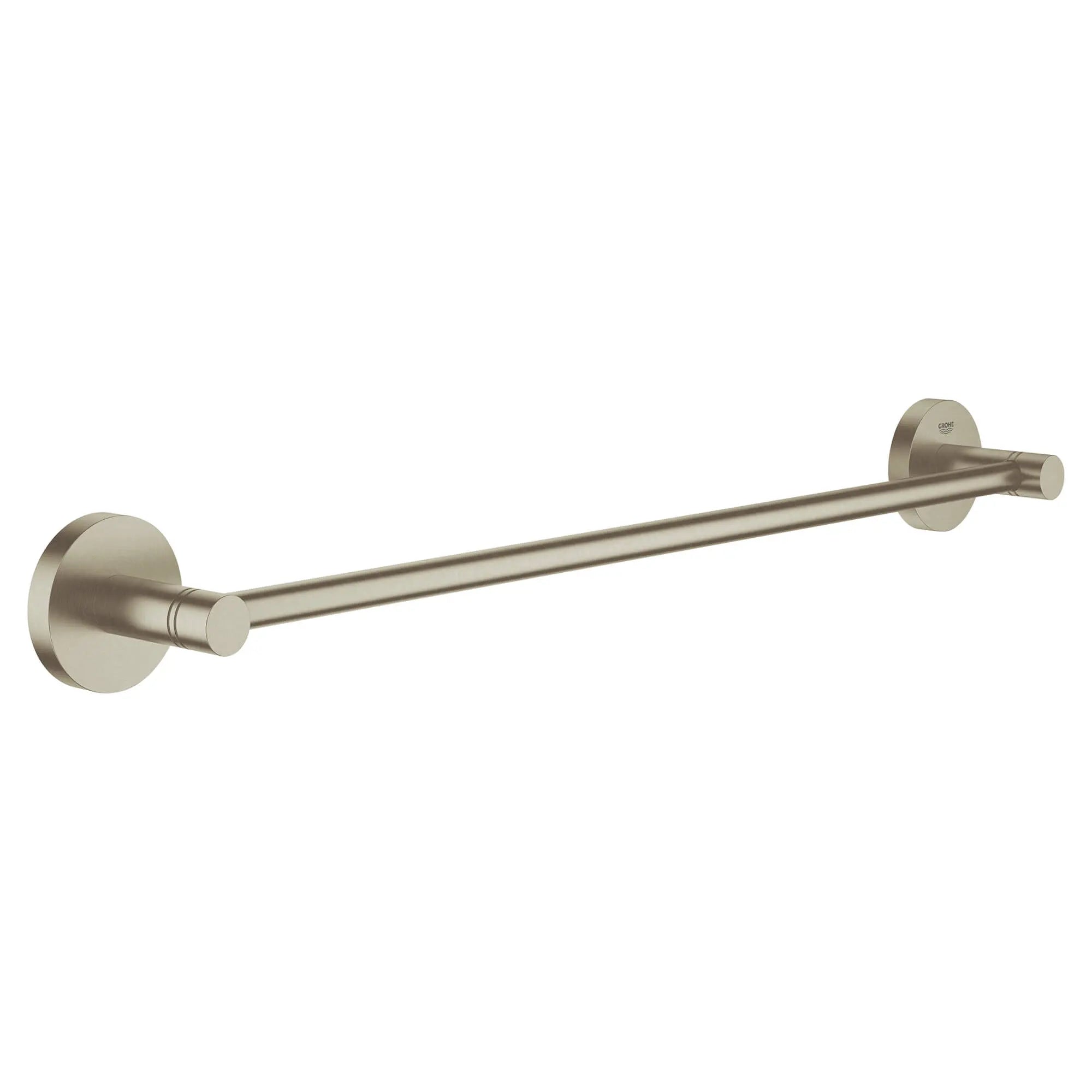 Essentials Porte-serviette // NICKEL BROSSÉ INFINITYFINISH // 16166_40688en1-essentials-towel-rail-brushed-nickel-infinityfinish_0_CDNwebp.webp