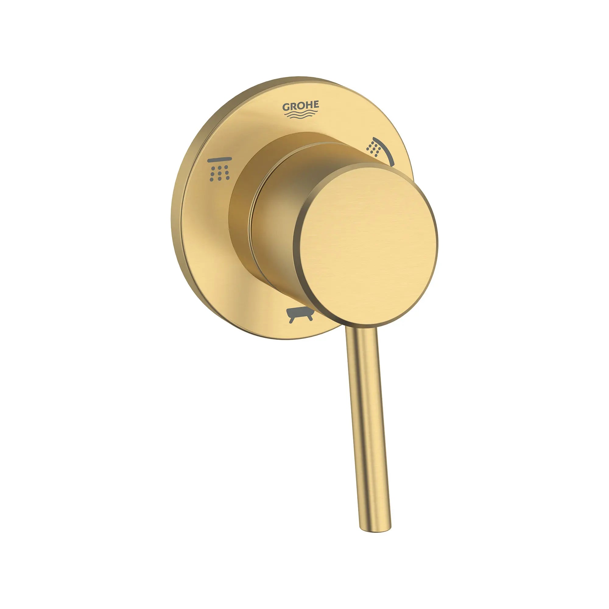 Garniture pour inverseur à 3 voies // AUBE FRAÎCHE BROSSÉ // 161692_Concetto_SiloRight_29106GN1_0001_Feb2023_0_CDNwebp.webp