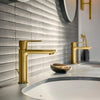 [23794GNA] Single Hole Single-Handle S-Size Bathroom Faucet, 1.2 GPM (4.5 L/min) - Brushed Cool Sunrise