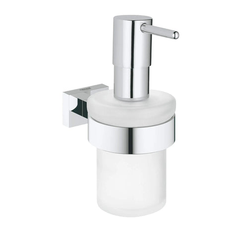 Essentials Cube Distributeur à savon avec support - Chrome StarLight GROHE